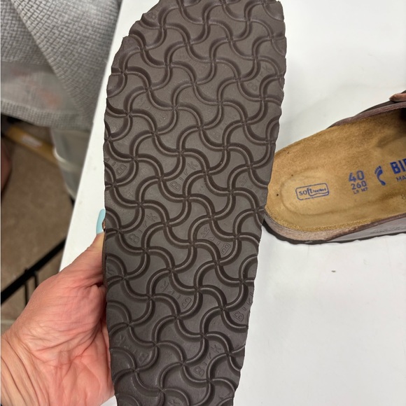 Birkenstocks Boston Oiled Leather Brown Clogs, size 40, unisex, like new - Picture 5 of 9